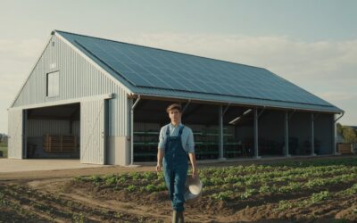 Hangar agricole photovoltaïque : guide pour jeunes agriculteurs