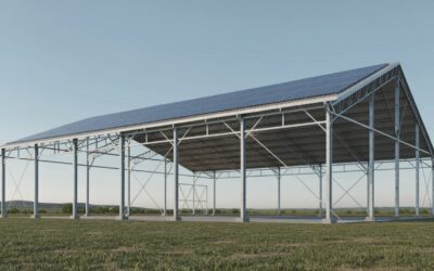 Hangar photovoltaïque : permis de construire ou déclaration ?