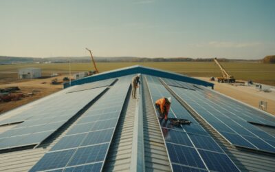 Préparer un chantier de hangar photovoltaïque